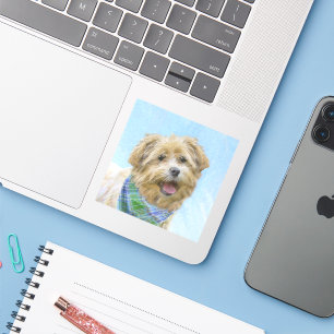 Glen of Imaal Terrier Painting - Original Dog Art Aufkleber