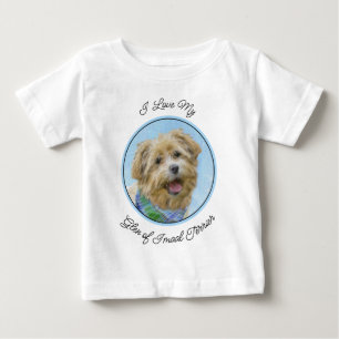 Glen of Imaal Terrier Painting - Original Dog Art Baby T-shirt