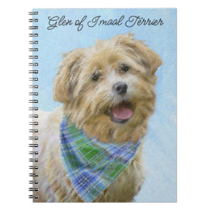 Glen of Imaal Terrier Painting - Original Dog Art Notizblock