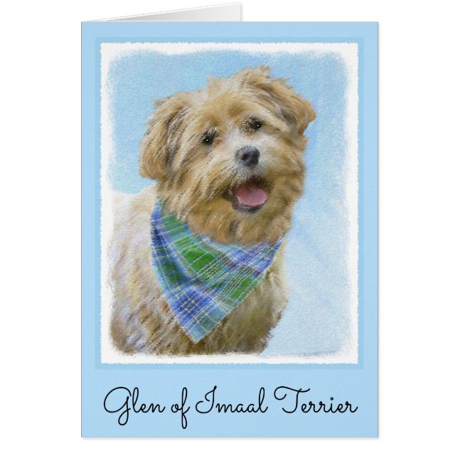 Glen of Imaal Terrier Peinture - Art original Chie (Devant)