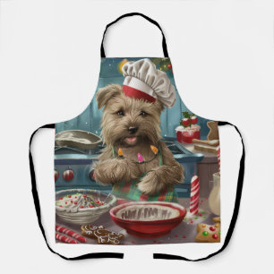 Glen of Imaal Terrier Weihnachtsbäckerei: Festlich Schürze