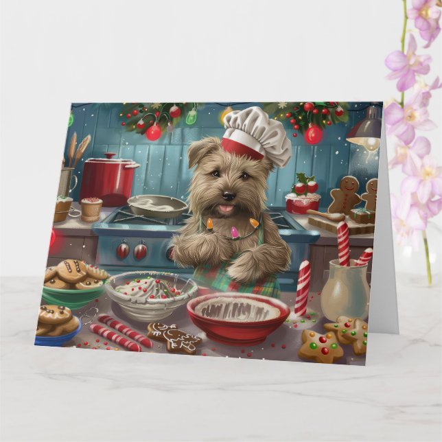 Glen von Imaal Terrier Frische Pasta machen Karte (Orchidee)