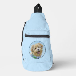 Glen von Imaal Terrier Malerei Original Hunde Kuns Crossbody Bag