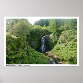 Glenashdale Falls, Isle of Arran, Schottland Poster