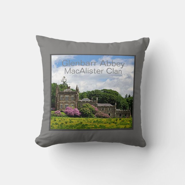Glenbarr Abbey - MacAlister Clan Kissen (Vorderseite)
