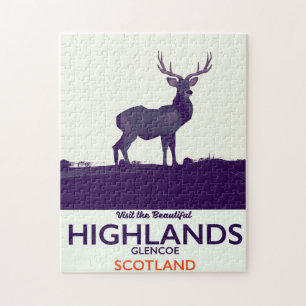 Glencoe, Schottische Highlands Urlaubsdruck.