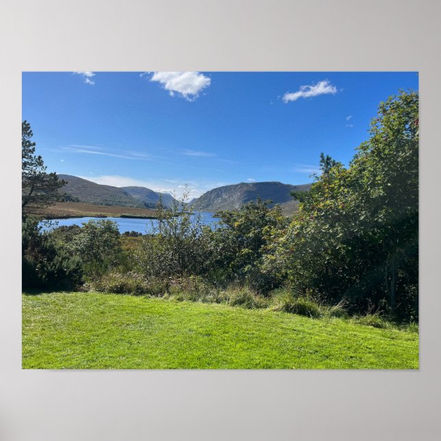 Glendalaugh Lakes Landkreis Wicklow Irland Europe Poster (Vorne)