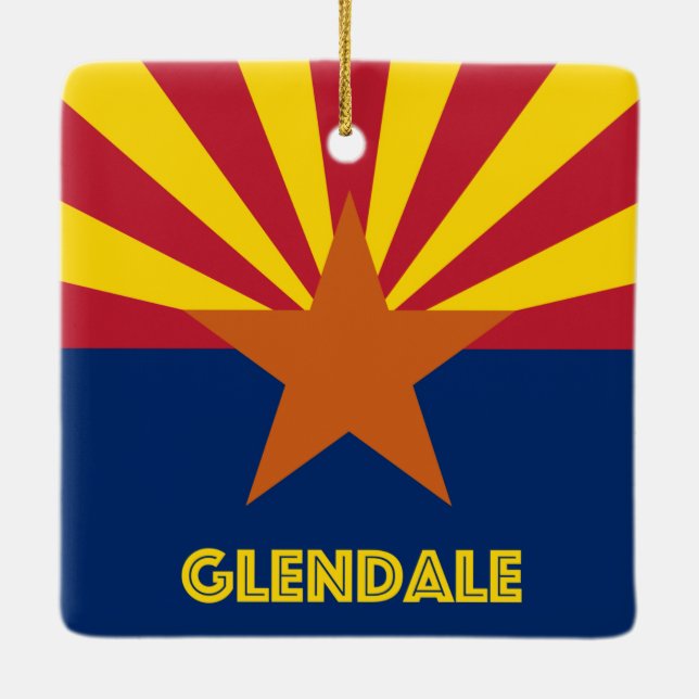 Glendale Arizona Keramikornament (Rückseite)