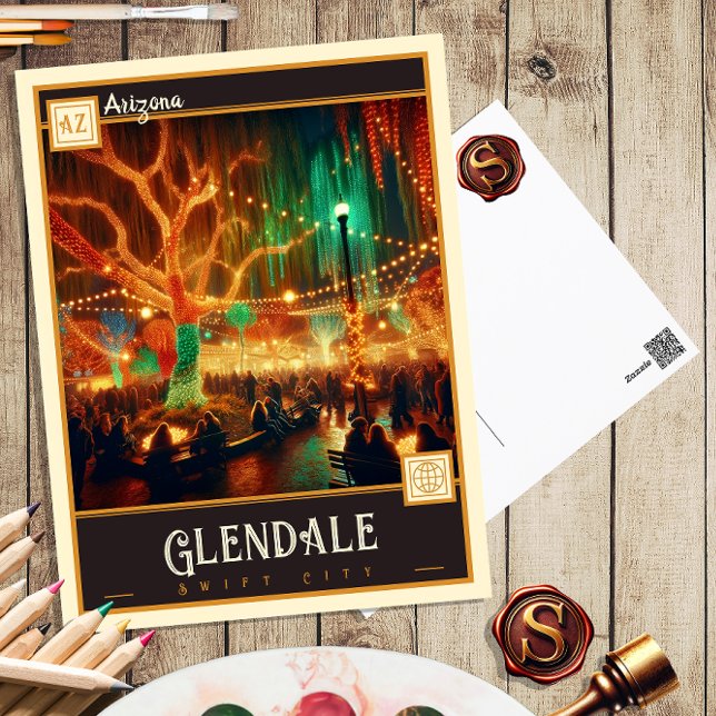 Glendale, Arizona | Vintage Postkarte (Von Creator hochgeladen)