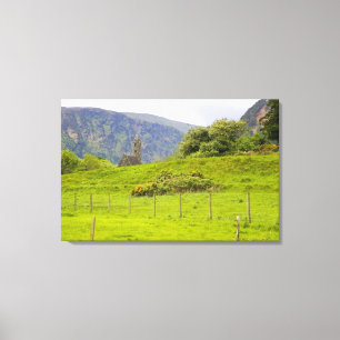 Glendalough, Irland. Glendalough ist Leinwanddruck