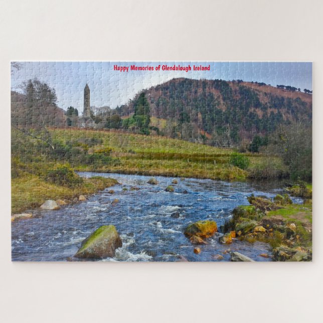 Glendalough Irlande. Jigsaw Puzzle (Horizontal)