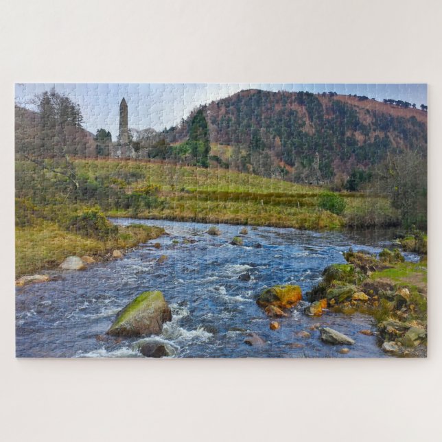 Glendalough Irlande. Jigsaw Puzzle (Horizontal)