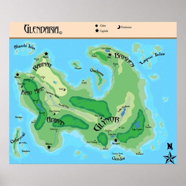 Glendaria Poster (Vorne)