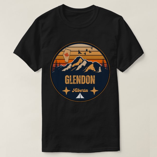 Glendon, Alberta T-Shirt (Design vorne)