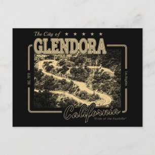 GLENDORA KALIFORNIEN - GLENDORA MOUNTAIN ROAD POSTKARTE
