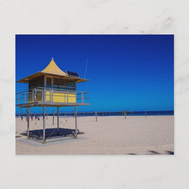 Glenelg Beach, Adelaide, SA, Australien - Postcard Postkarte (Vorderseite)