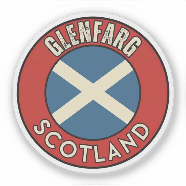 Glenfarg, Schottland Aufkleber (Vorderseite)