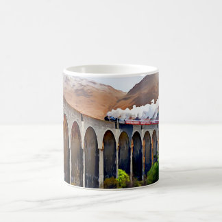 Glenfinnan viaduc train à vapeur tasse à café