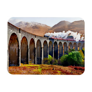 Glenfinnan viadukt Dampfzugmagnet Magnet