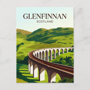 Glenfinnan-Viadukt Schottland Postkarte