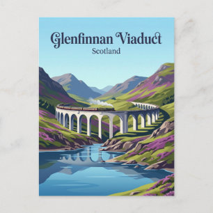 Glenfinnan-Viadukt Schottland Postkarte