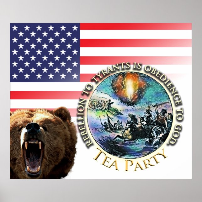 Glenn Beck Tea Party Posters Poster (Vorne)