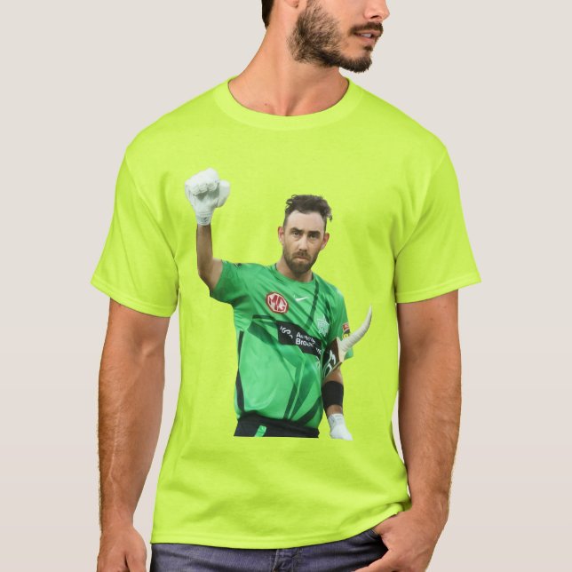 Glenn Maxwell Melbourne Stars Cricket Fan Art T-Shirt (Vorderseite)