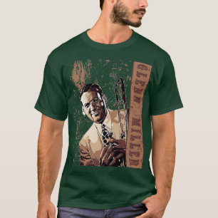 Glenn miller Brown Vintag T-Shirt