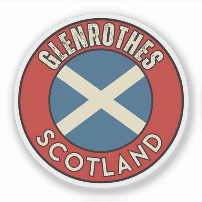 Glenrothes, Schottland Aufkleber (Vorderseite)