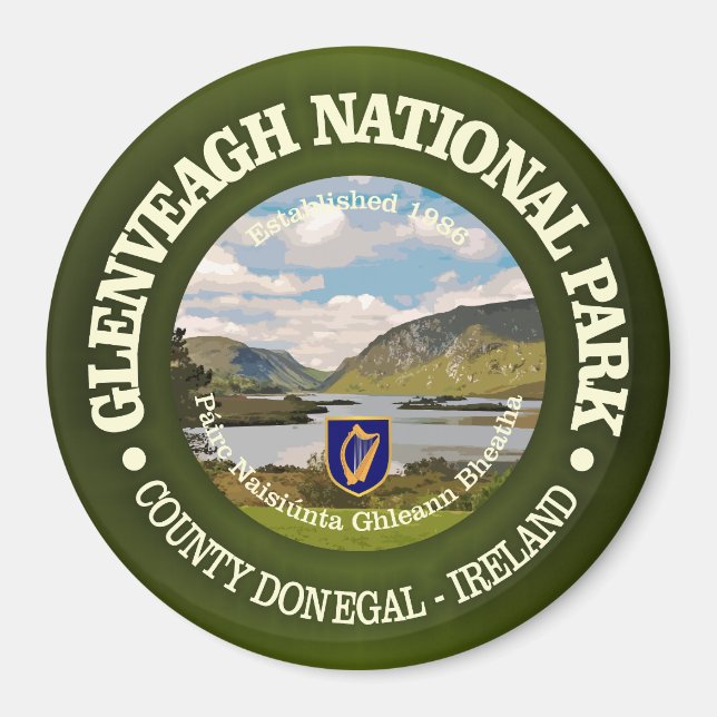 Glenveagh-Nationalpark Magnet (Vorne)