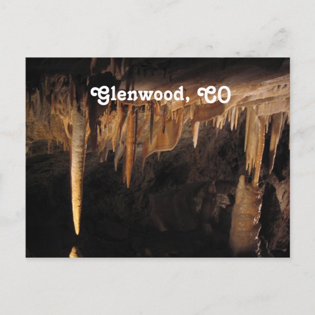 Glenwood Caverns Postkarte (Vorderseite)