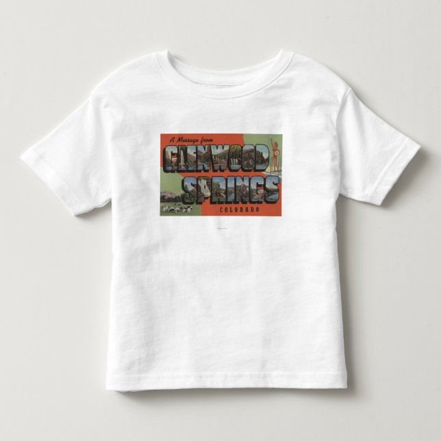Glenwood Springs, Colorado - große Kleinkind T-shirt (Vorderseite)