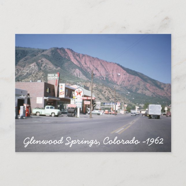 Glenwood Springs Colorado Postkarte (Vorderseite)