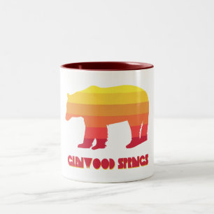 Glenwood Springs Colorado Regenbär Zweifarbige Tasse