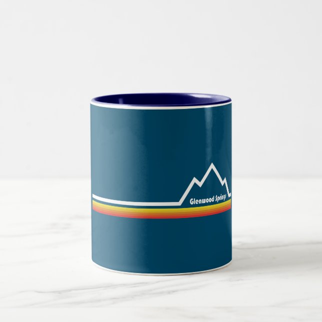 Glenwood Springs, Colorado Zweifarbige Tasse (Mittel)