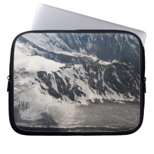 Gletscher, Alaska-Strecken-Berge, Alaska, USA Laptopschutzhülle