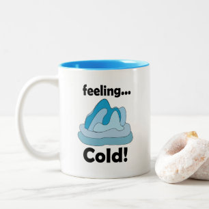 Gletscher Eisberg Gefühl Kalt Lustig Zweifarbige Tasse