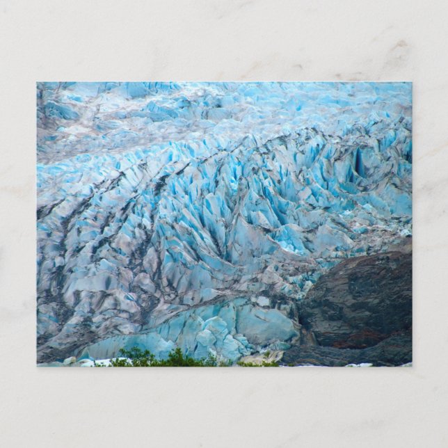 Gletscher in Alaska Postkarte (Vorderseite)