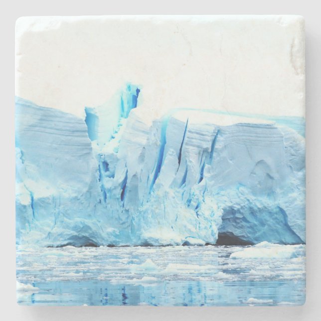 Gletscher in der Antarktis Steinuntersetzer (Vorderseite)