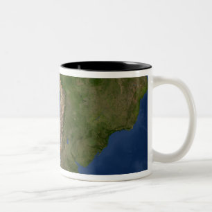 Gletscher in südamerikanischen Regionen Zweifarbige Tasse