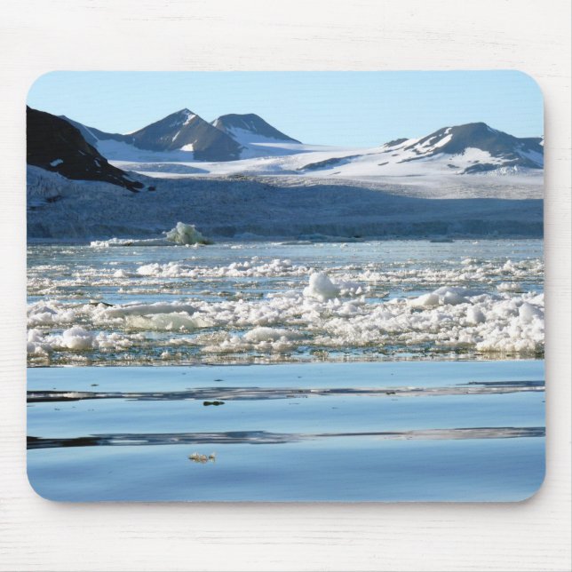 Gletscher in Svalbard Mousepad (Vorne)