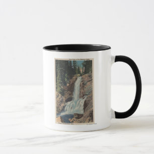 Gletscher, MT - Ansicht von Trick Falls & Medicine Tasse