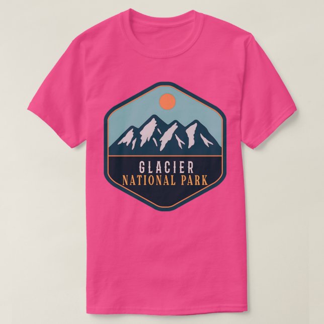 Gletscher-Nationalpark3 T-Shirt (Design vorne)