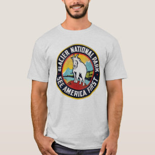 Gletscher-Nationalpark - Amerika zuerst T-Shirt