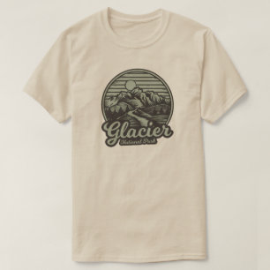 Gletscher-Nationalpark Bergpfad T-Shirt