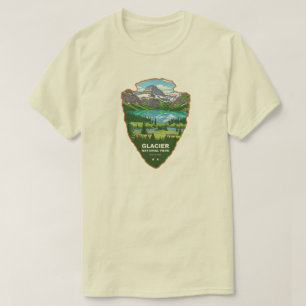 Gletscher-Nationalpark Montana Arrowhead T-Shirt