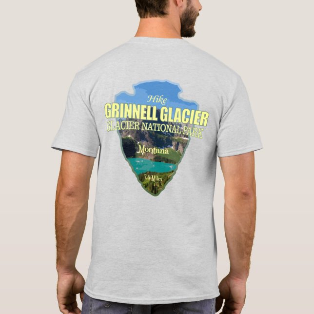 Gletscher (Pfeilspitzen) T-Shirt (Rückseite)