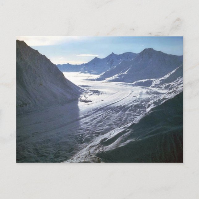 Gletscher Postkarte (Vorderseite)