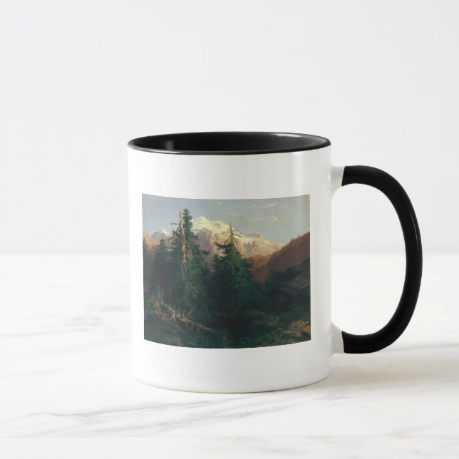 Gletscher, Rosen Lanigletscher, 1854 Tasse (Rechts)