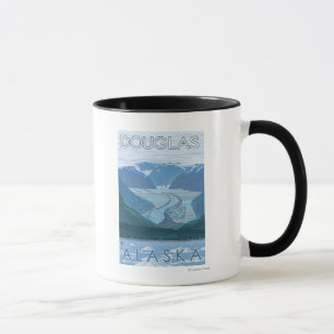 Gletscher-Szene - Douglas, Alaska Tasse